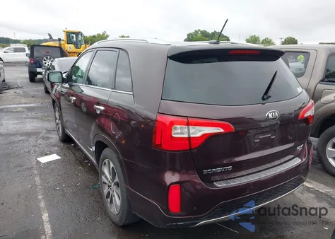 2014 Kia Sorento Sx V6 z USA, uszkodzony, nr VIN 5XYKWDA77EG496507